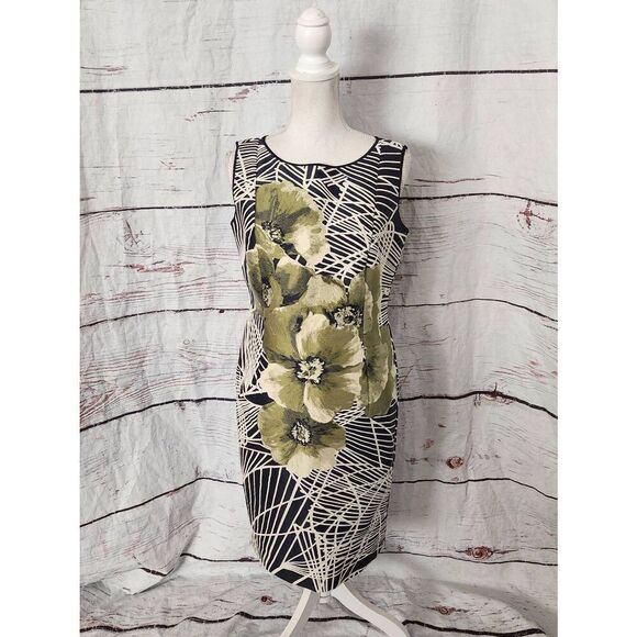 Lafayette 148 Faith Floral Jacquard Sheath Dress and Matching Jacket Size 4 - Picture 3 of 14